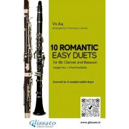 10 Romantic Easy duets for Bb Clarinet and Bassoon