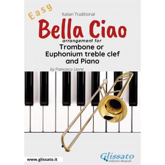 Bella Ciao - Trombone or Euphonium (T.C.) and piano