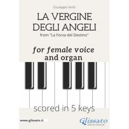 La Vergine degli angeli (voce femminile e organo) in 5 tonalità