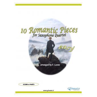 10 Romantic Pieces (Sax quartet - Easy)