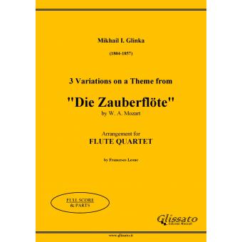 3 Variations on "Die Zauberflöte" (Flute 4et)