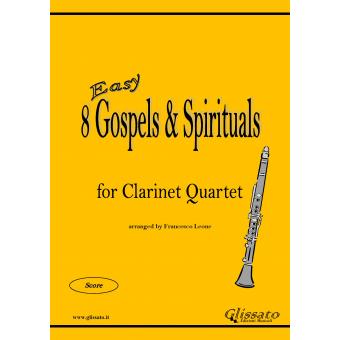 8 Gospels & Spirituals - Clarinet quartet (easy)