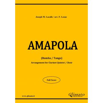 Amapola (Clarinet Choir)
