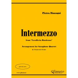 Intermezzo (Cavalleria Rusticana) Sax Quartet